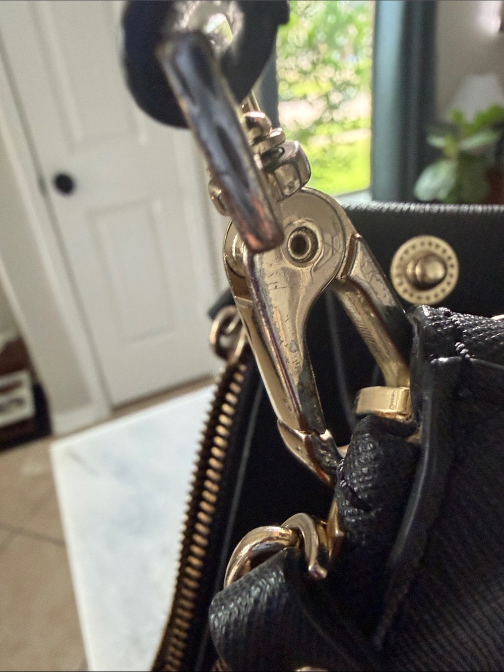 kate spade Black Saffiano Shoulder Bag with Gold Hardware - Picture 6 of 6